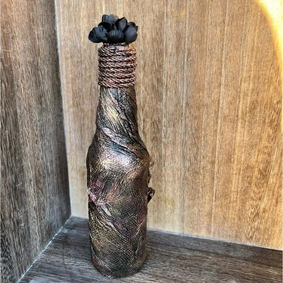 NEW Potion Bottle Art Mixed Media Halloween Potion Bottle Apothecary Spell Jar - Picture 10 of 12